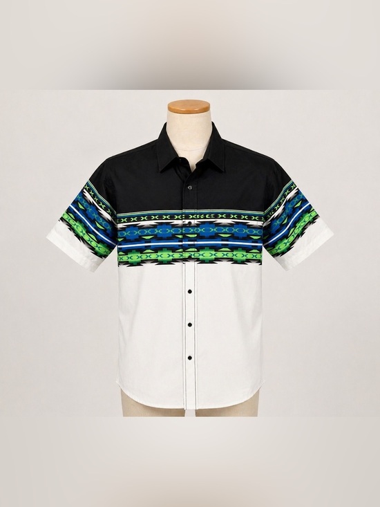 Brooks & Dunn Other - Vintage Brooks & Dunn Aztec Western Shirt L Southwestern Cowboy Button Up